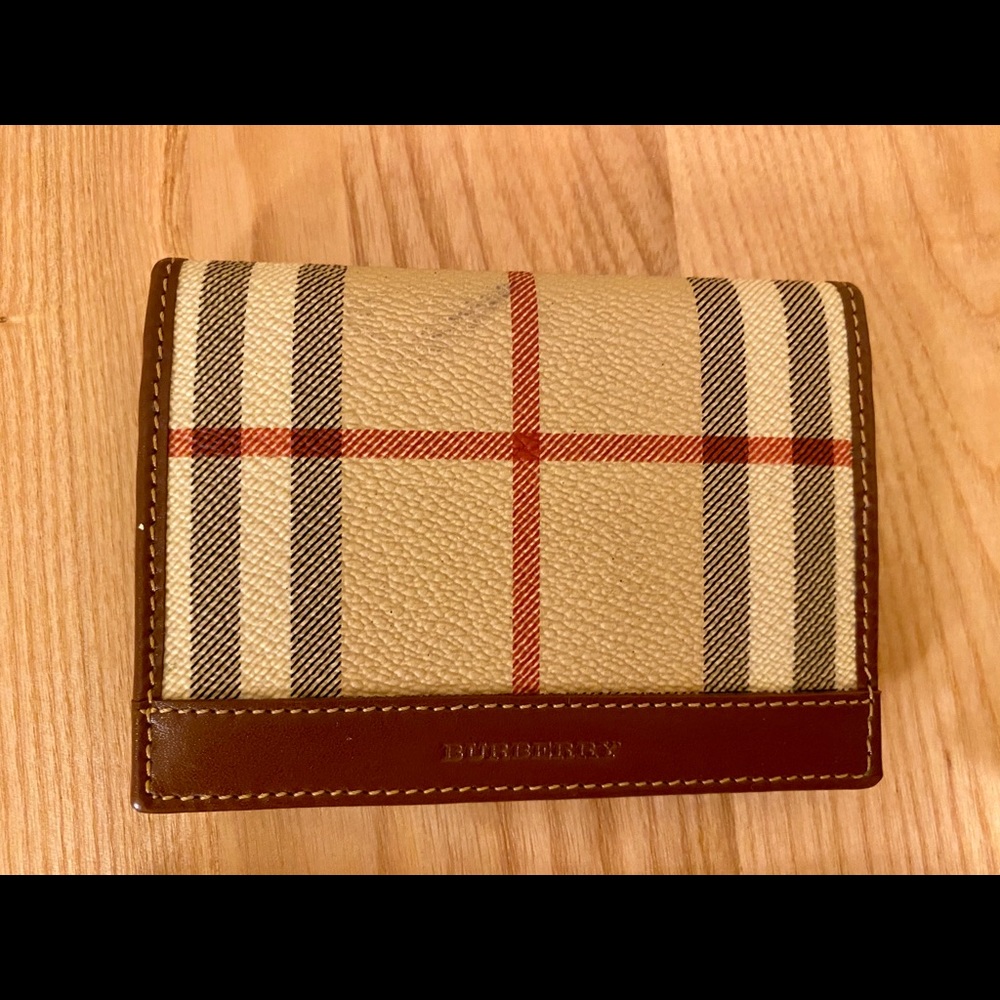 Authentic Burberry Credit Card Wallet